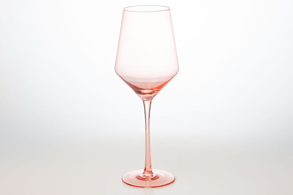 PINK WINE GLASS $1.50