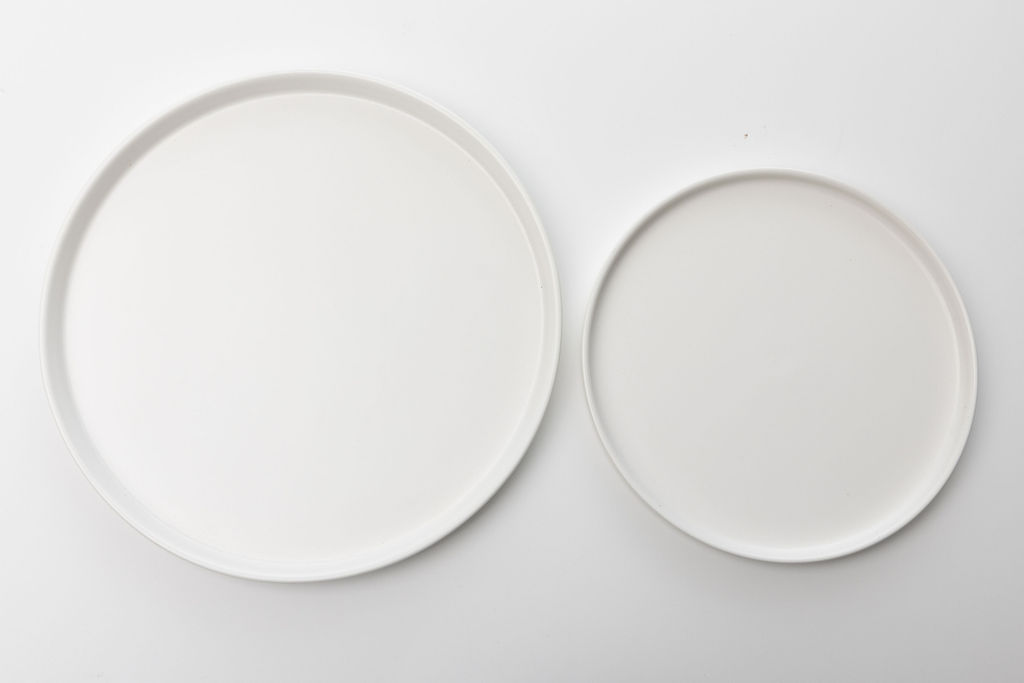 WHITE DINNER PLATE $2.00