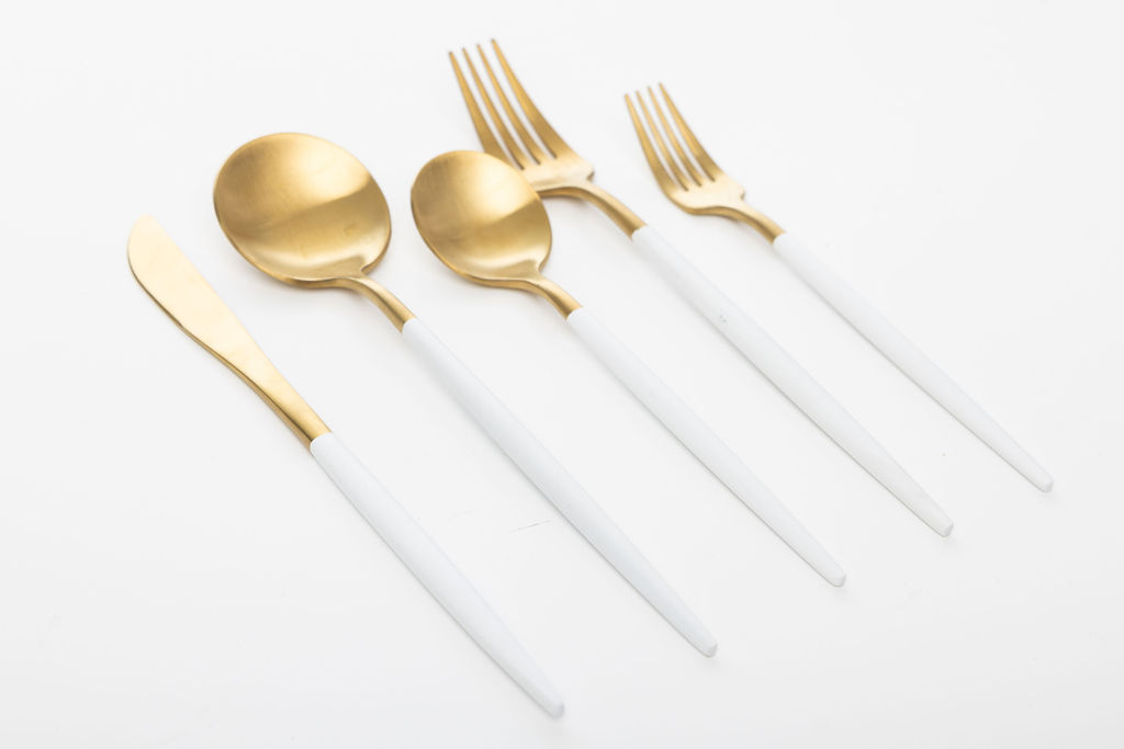 PETITE GOLD AND WHITE $1.50